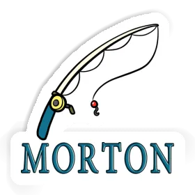 Fishing Rod Sticker Morton Image