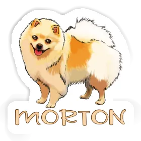 German Spitz Sticker Morton Image