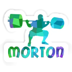 Weightlifter Sticker Morton Image