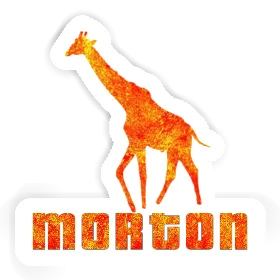 Sticker Morton Giraffe Image