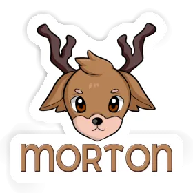 Morton Sticker Deerhead Image