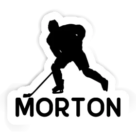 Sticker Hockey Player Morton Image