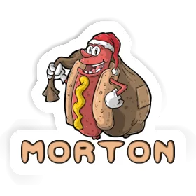 Sticker Hot Dog Morton Image