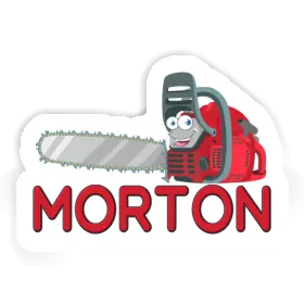 Sticker Chainsaw Morton Image