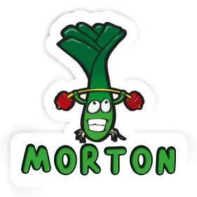 Sticker Weight Lifter Morton Image