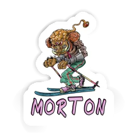 Sticker Morton Skier Image