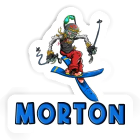 Sticker Freeride Skier Morton Image