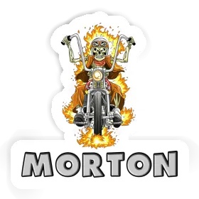 Sticker Motorbike Rider Morton Image