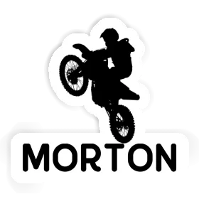 Sticker Morton Motocross Rider Image