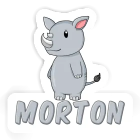 Rhinoceros Sticker Morton Image