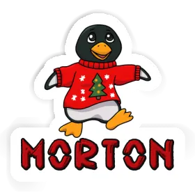 Morton Sticker Christmas Penguin Image