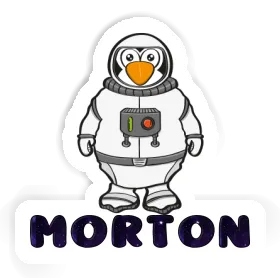 Morton Sticker Astronaut Image