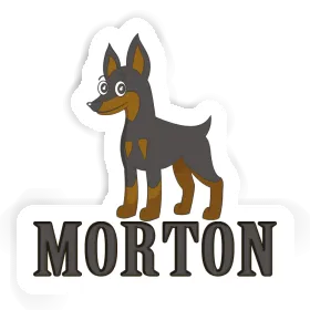 Autocollant Pinscher Morton Image