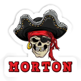 Sticker Morton Pirate-Head Image