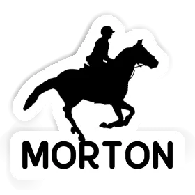 Morton Sticker Horse Rider Image