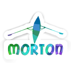 Morton Sticker Rowboat Image