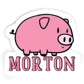 Sticker Pig Morton Image