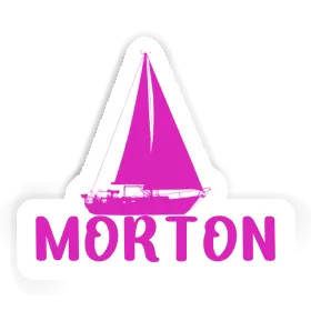 Sticker Morton Sailboat Image