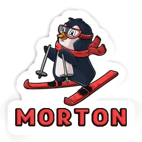 Morton Sticker Skier Image