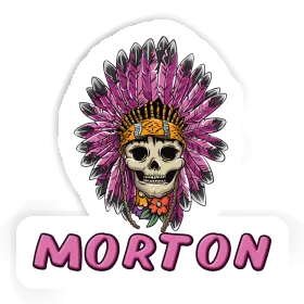 Sticker Ladys Skull Morton Image