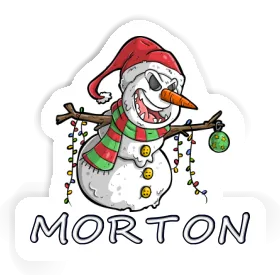 Morton Sticker Bad Snowman Image