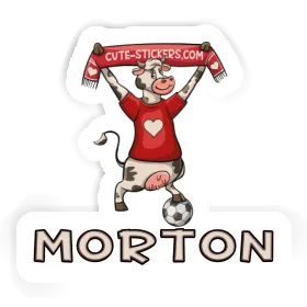 Cow Sticker Morton Image