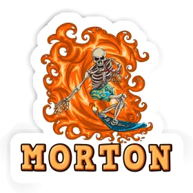 Morton Sticker Surfer Image