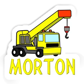 Truck crane Sticker Morton Image