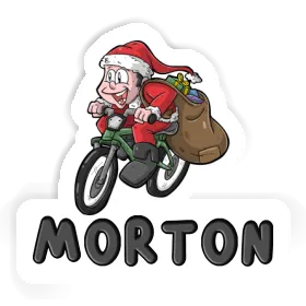 Sticker Morton Cyclist Image