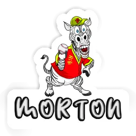 Sticker Zebra Morton Image