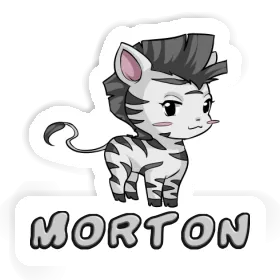 Zebra Sticker Morton Image