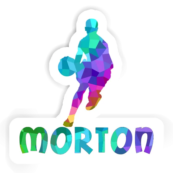 Sticker Basketball Player Morton Laptop Image