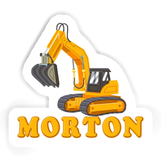 Morton Sticker Excavator Image