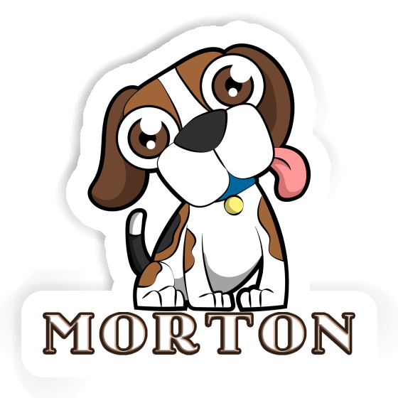 Autocollant Beagle Morton Notebook Image