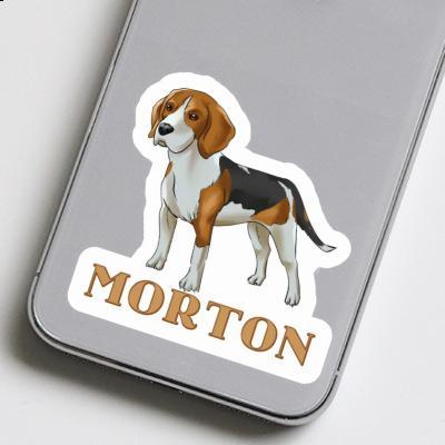 Sticker Morton Beagle Dog Gift package Image