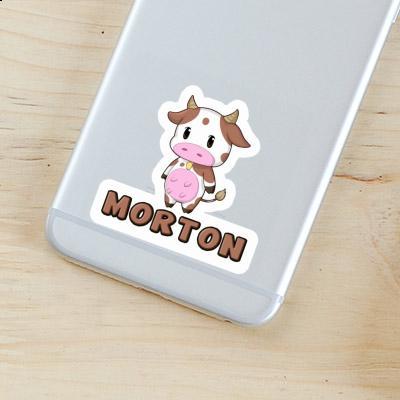 Vache Autocollant Morton Laptop Image