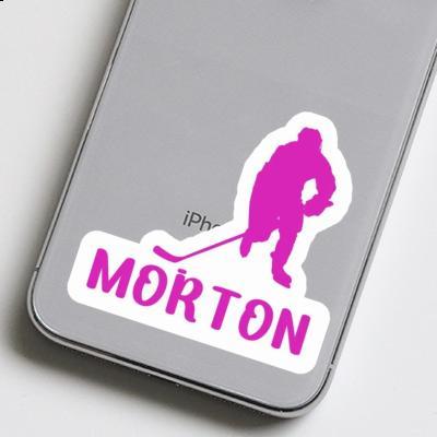 Joueuse de hockey Autocollant Morton Gift package Image