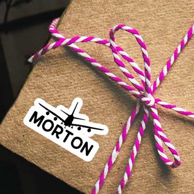 Sticker Morton Airplane Laptop Image