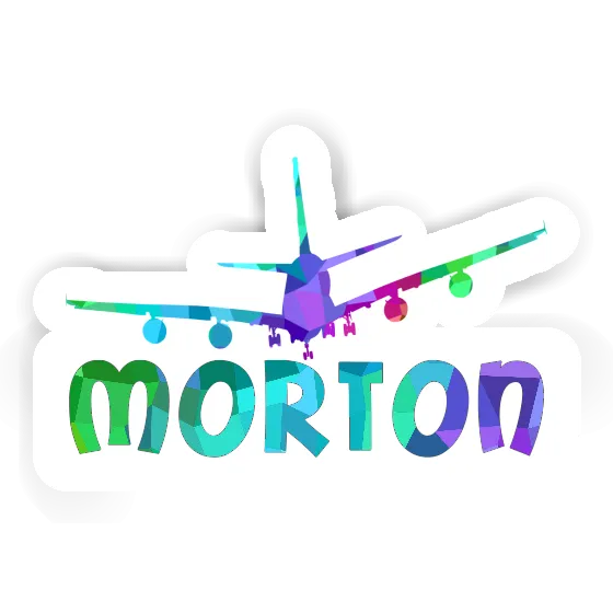 Airplane Sticker Morton Gift package Image