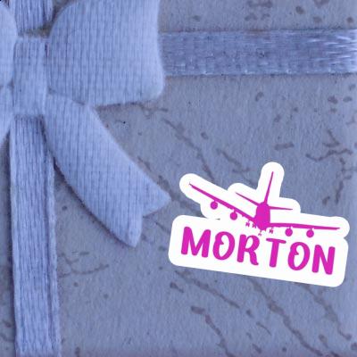 Sticker Flugzeug Morton Gift package Image