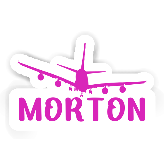 Sticker Flugzeug Morton Image