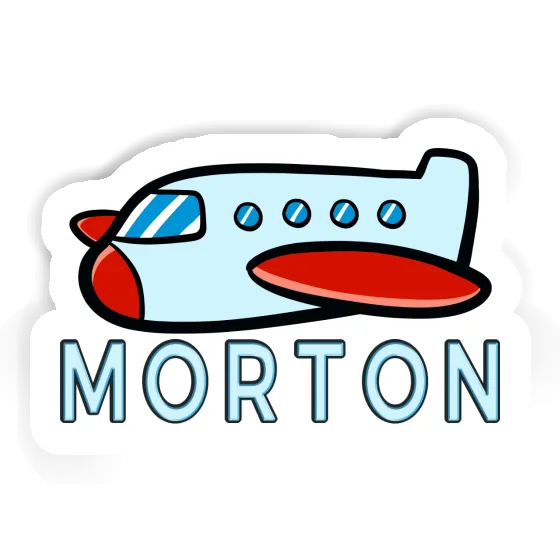 Airplane Sticker Morton Gift package Image