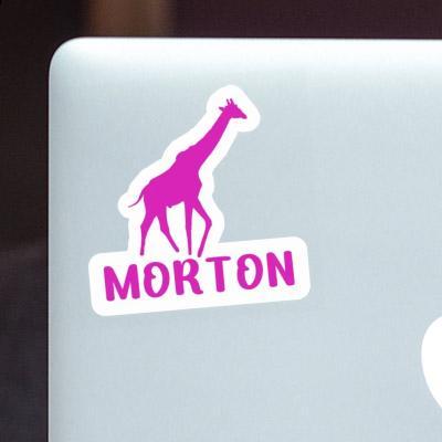 Aufkleber Morton Giraffe Laptop Image