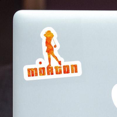 Sticker Morton Golfer Gift package Image