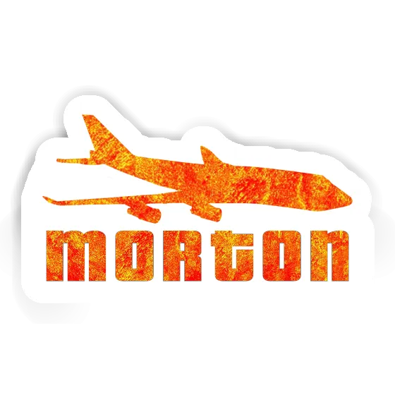 Morton Sticker Jumbo-Jet Image