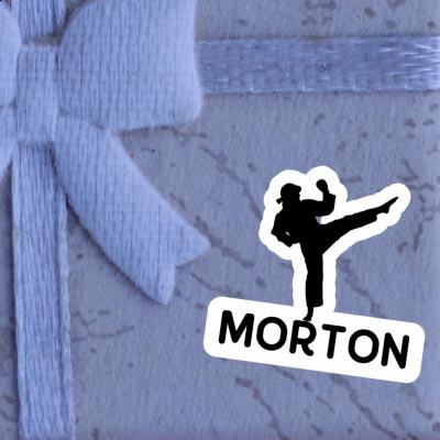 Morton Sticker Karateka Laptop Image