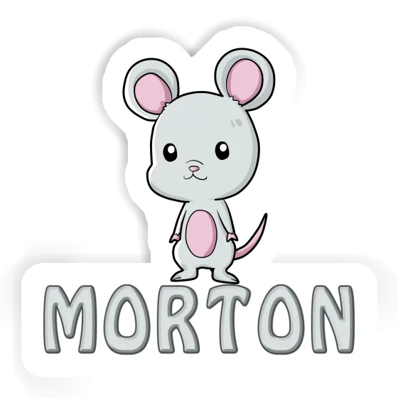 Aufkleber Maus Morton Gift package Image