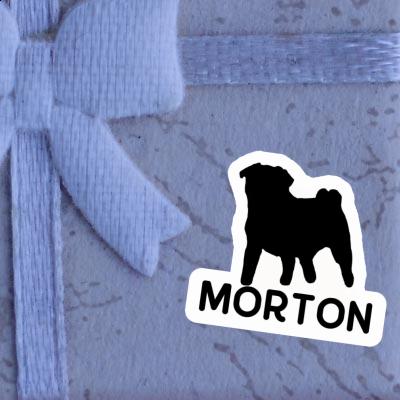 Aufkleber Morton Mops Gift package Image