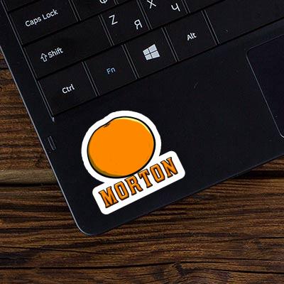 Sticker Orange Morton Gift package Image