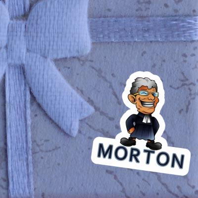 Morton Sticker Priest Laptop Image